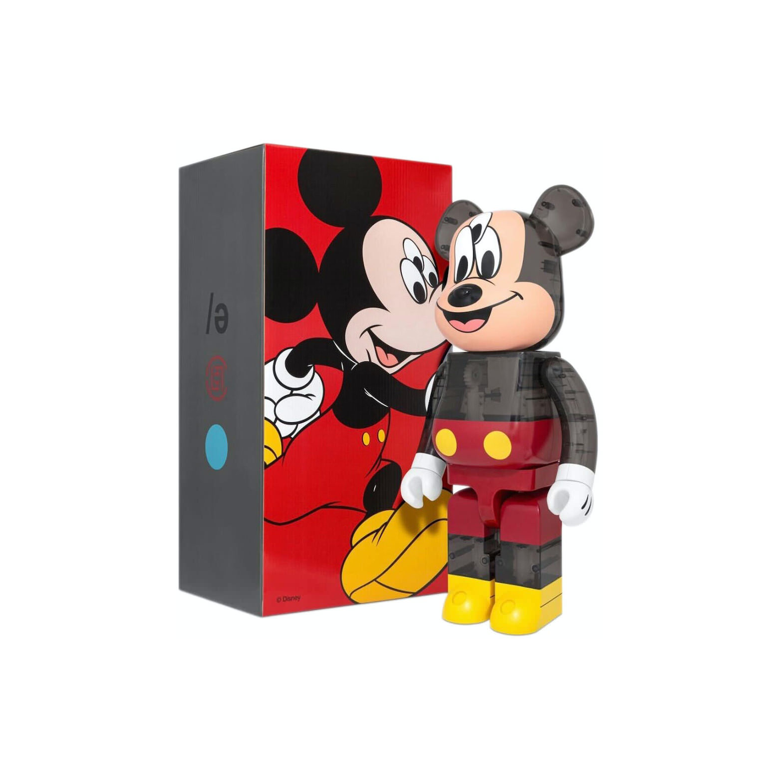 Bearbrick X CLOT X 3125C X Disney 3 Eyed Mickey Mouse 1000 Translucent