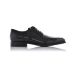 Dunhill Soft Black Leather Lace Up