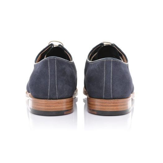 Dunhill Derby Suede Navy Blue