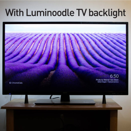 Luminoodle Bias Lighting for HDTV – Medium