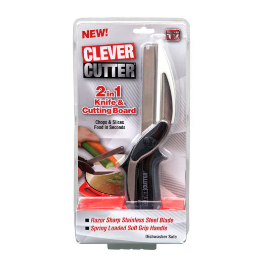 Clever Cutter Pro 2-in-1 Food Chopper – Stainless Steel Blade