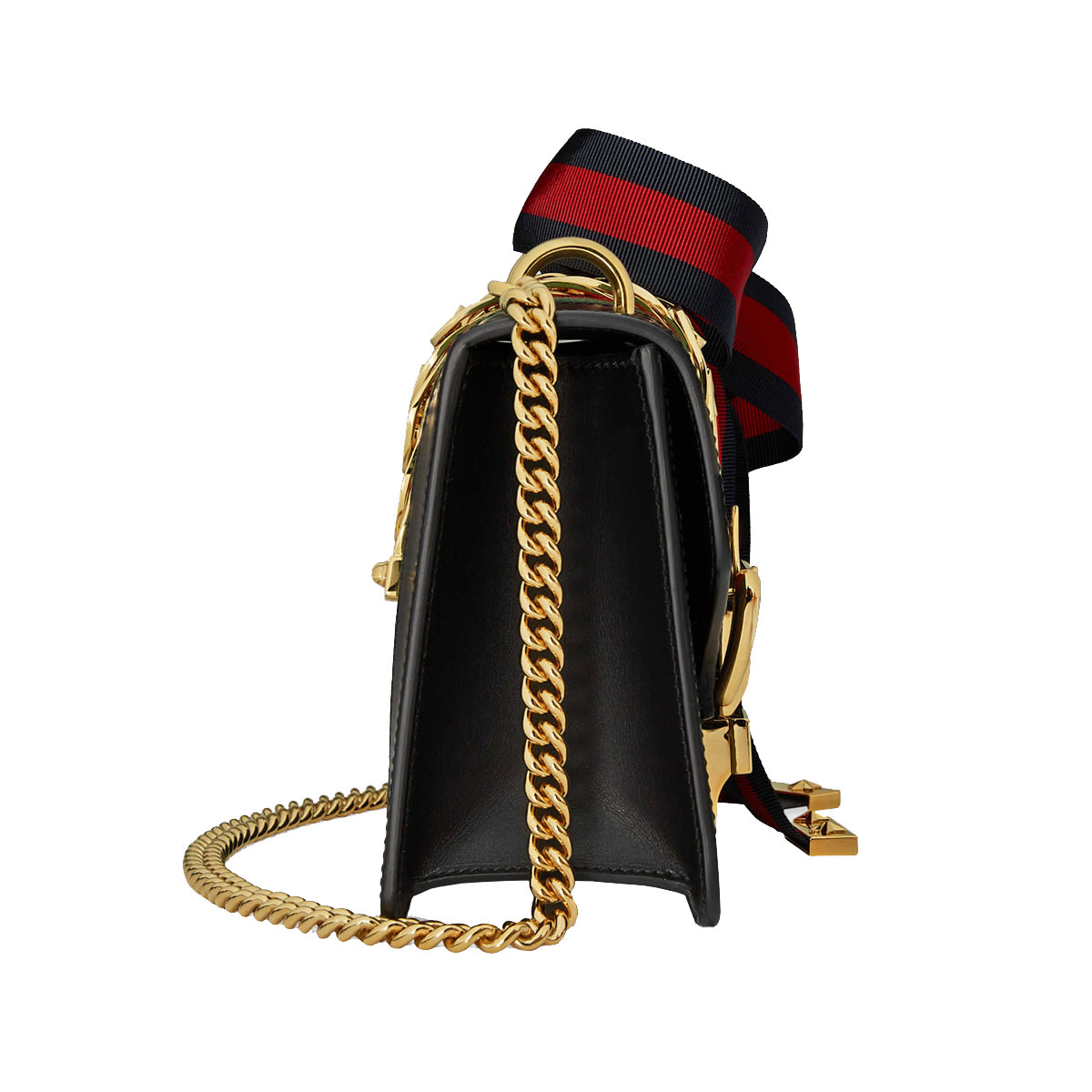 gucci sylvie leather mini chain bag