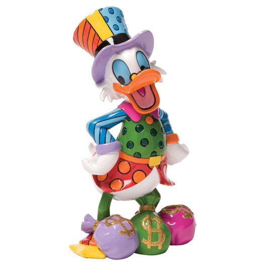 Disney Uncle Scrooge With Money Bags Figurine