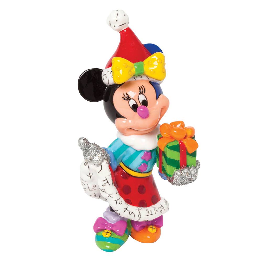 Disney Minnie Mouse With Present Mini Figurine