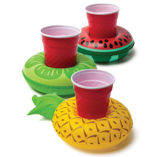 Tropical Fruits Inflatable Pool Party Beverage Boats By Bigmouth Inc.