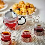 Iittala Tsaikka Tea Glass with Holder Set