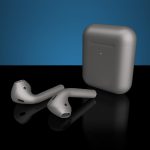 Customized Apple AirPods Space Gray
