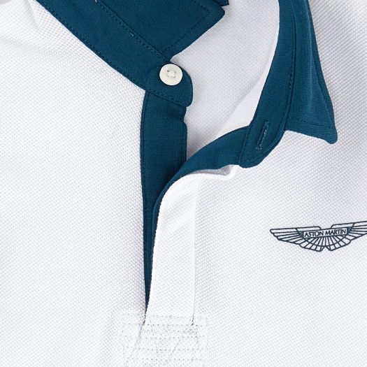 Aston Martin Kids Logo Print Polo Shirt