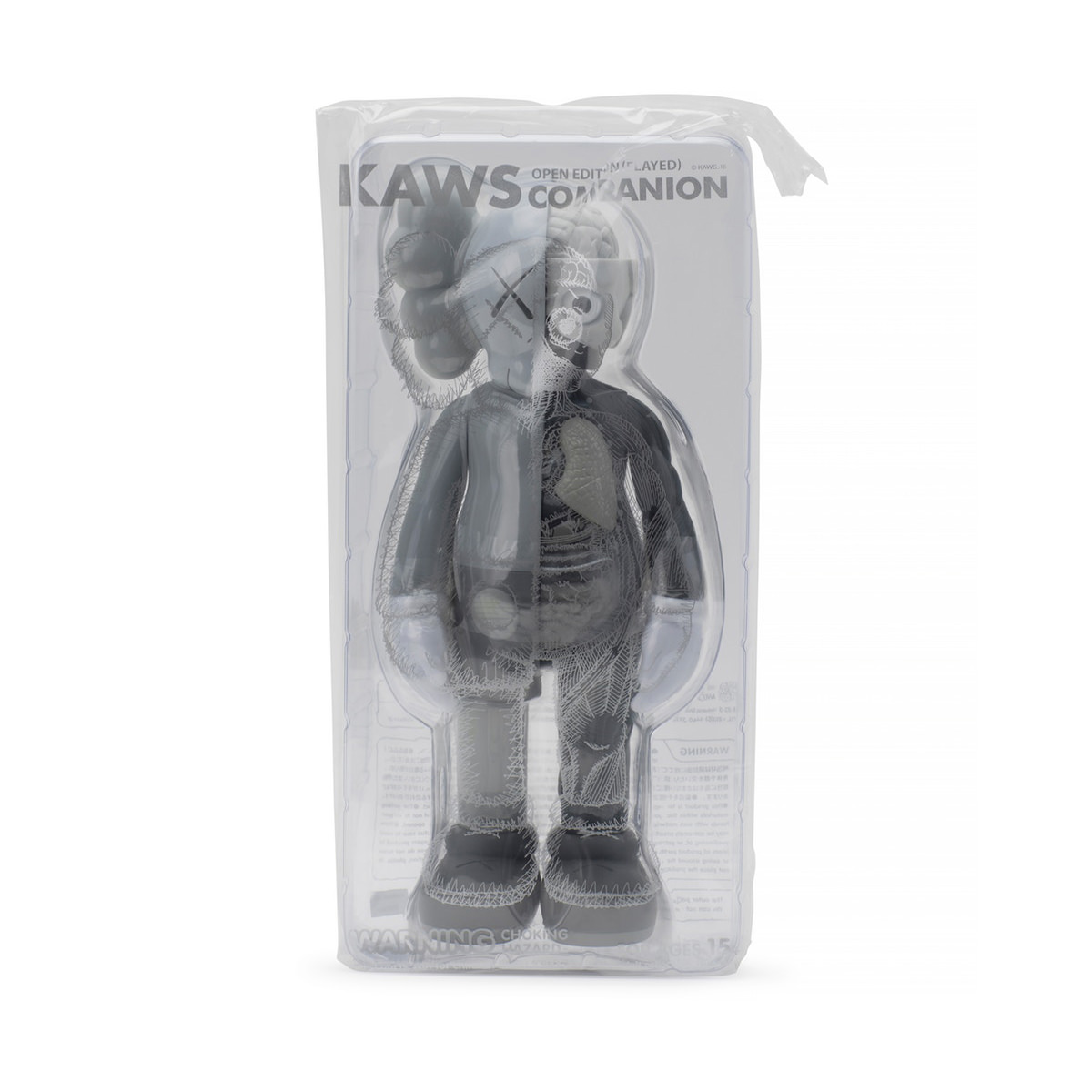 Kaws Companion Flayed Open Edition Vinyl Figure GreyKaws Companion