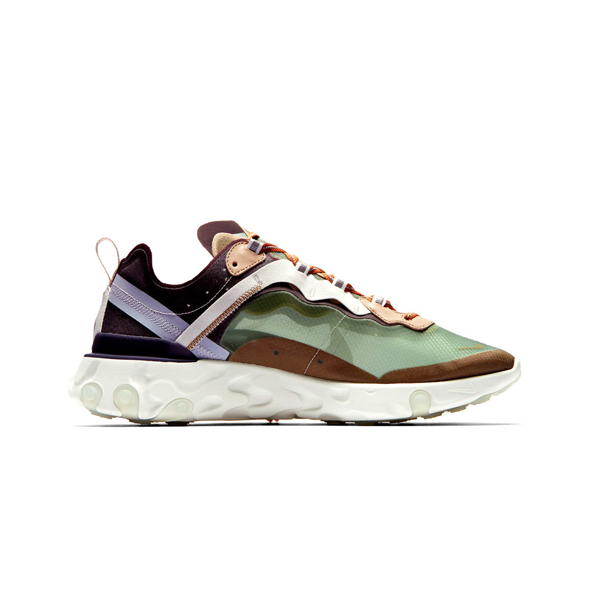 nike react element 87 undercover green mist