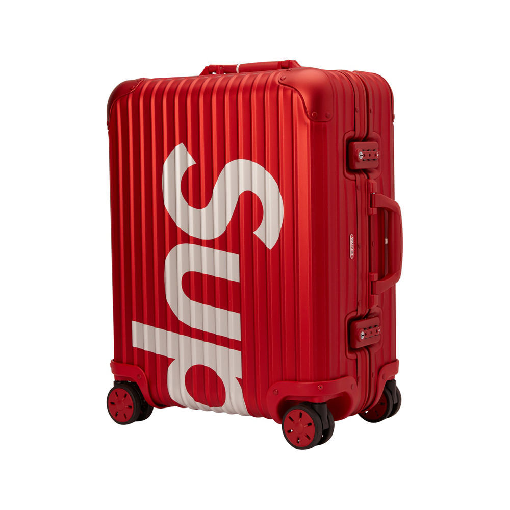 Supreme RIMOWA Topas Multiwheel 45L RedSupreme RIMOWA Topas Multiwheel ...