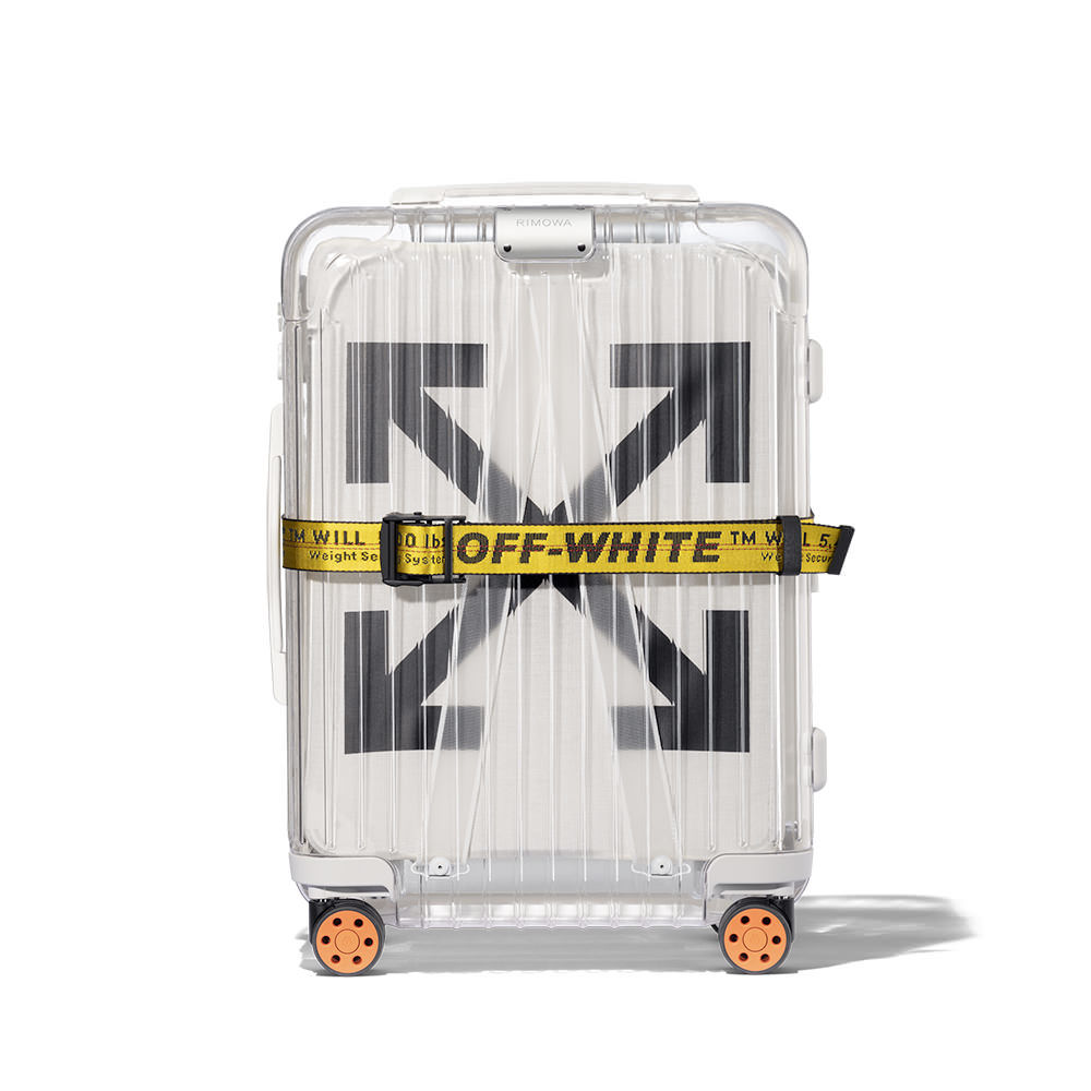 RIMOWA X SUPREME Collaboration Topaz Carry-on Suitcases 45L