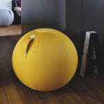 VLUV LEIV Fabric Seating Ball Mustard