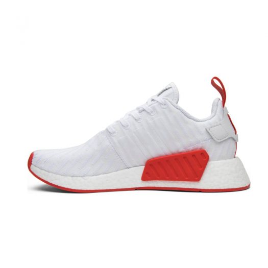 adidas NMD R2 White Core Red Two Toned