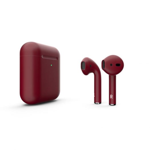 Customized Apple AirPods Matte Red