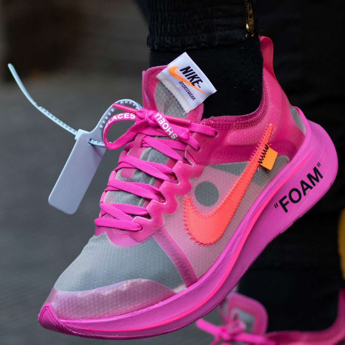 Nike Zoom Fly Off-White Tulip Pink - OFour