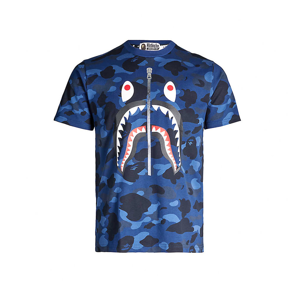 blue a bathing ape shirt