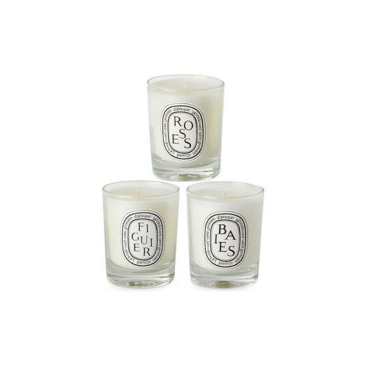 DIPTYQUE Baies Figuier and Roses Mini Candles 3 x 70g