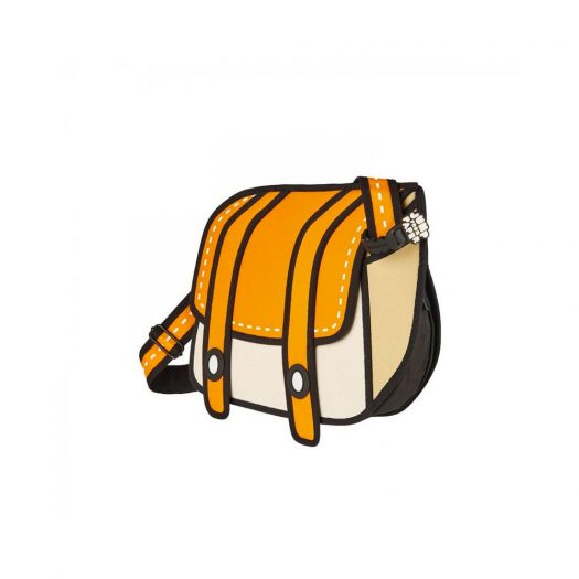 JUMP-FROM-PAPER-Shoulder-bag—Cheese-Orange-10.5-inch123