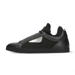Fendi Monster Leather And Knitted Neoprene Trainers
