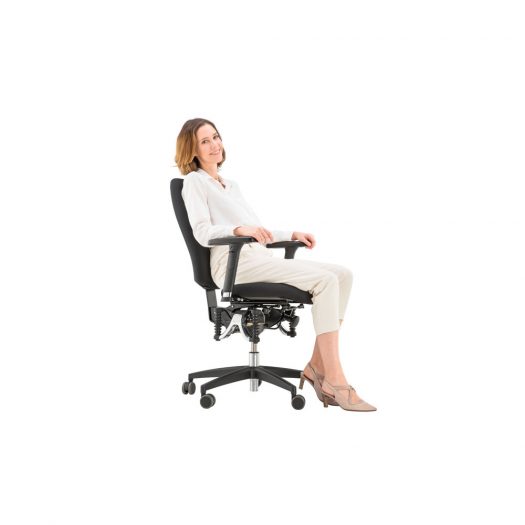 Office Chair for Active, Dynamic Sitting - HAIDER BIOSWIN Series 2 Black