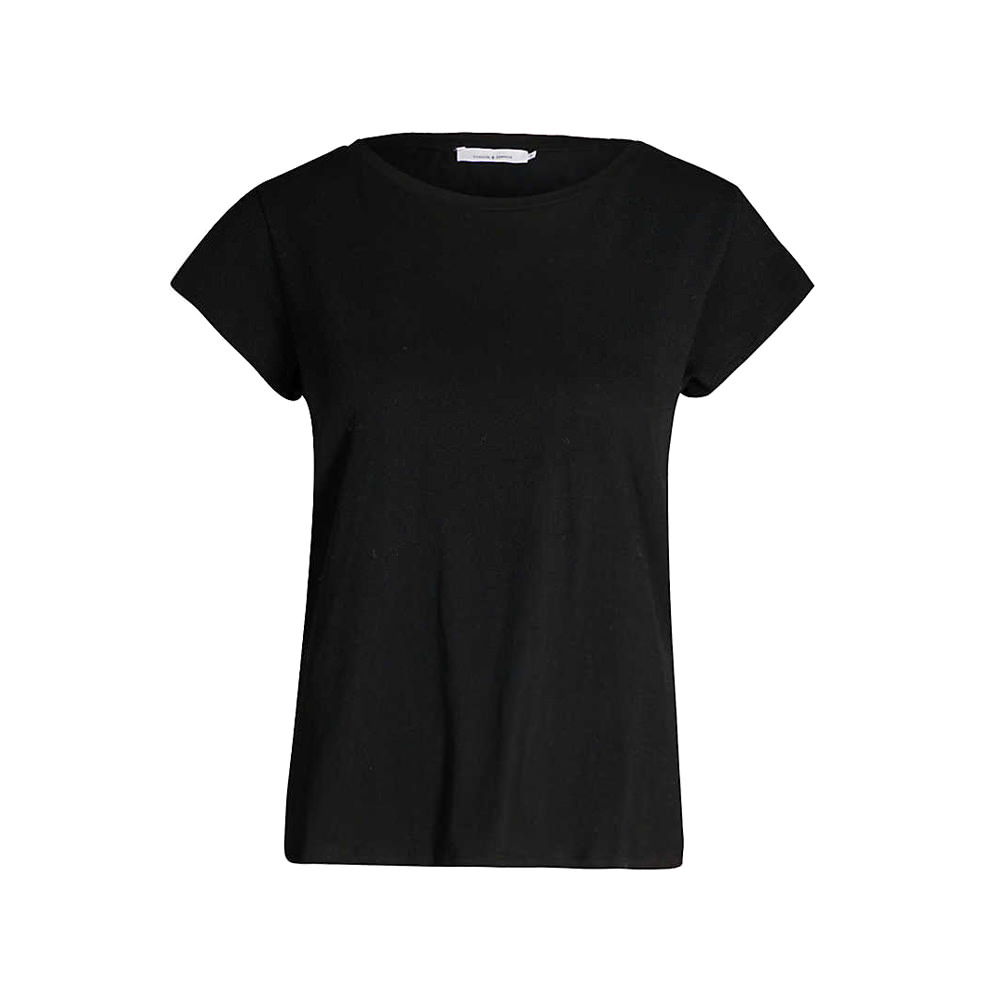 Round Neck T-Shirt Black By Samsoe & Samsoe