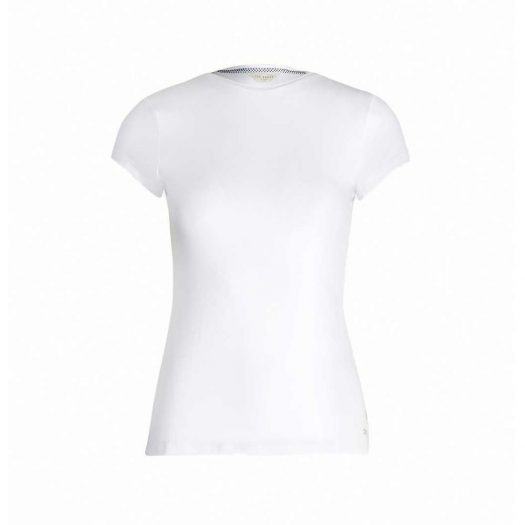 Fitted Stretch T-Shirt White By Ted Baker