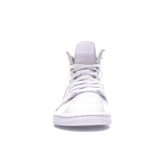 Jordan 1 Mid Triple White For Women