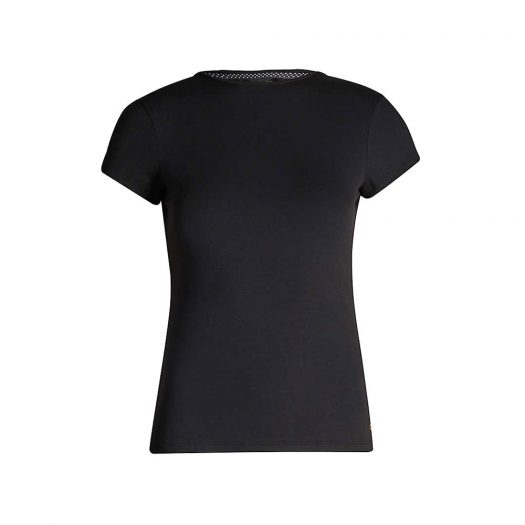 Fitted Stretch T-Shirt Black By Ted Baker