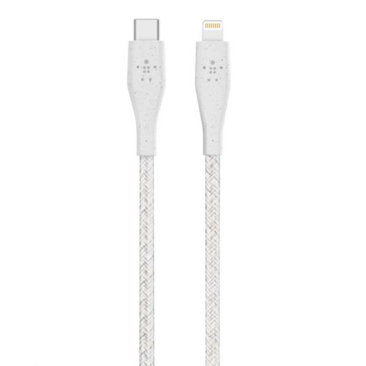 BOOST↑CHARGE™ USB-C™ Cable with Lightning Connector + Strap White
