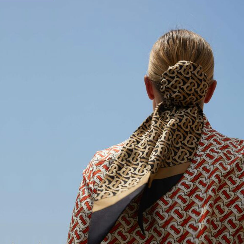 burberry hair scarf