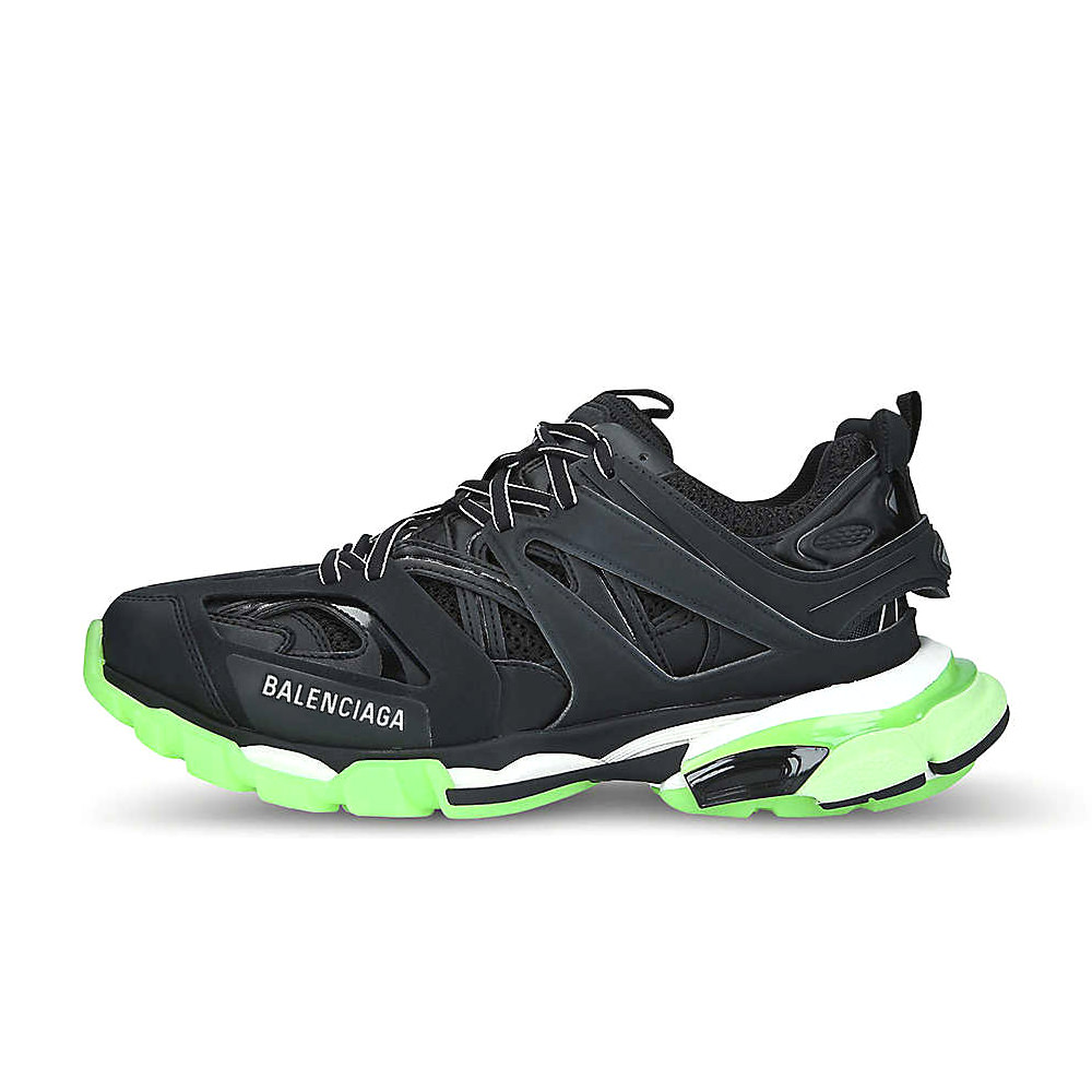 balenciaga track neon green