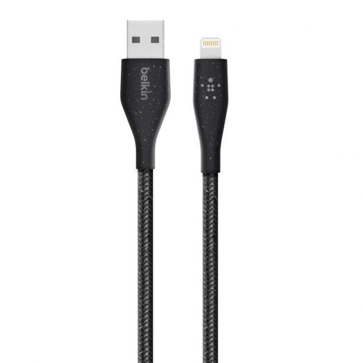 DuraTek™ Plus Lightning to USB-A Cable with Strap Black
