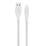 DuraTek™ Plus Lightning to USB-A Cable with Strap White