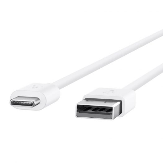 MIXIT↑™ 2.0 USB-A to USB-C™ Charge Cable (USB Type-C™) White