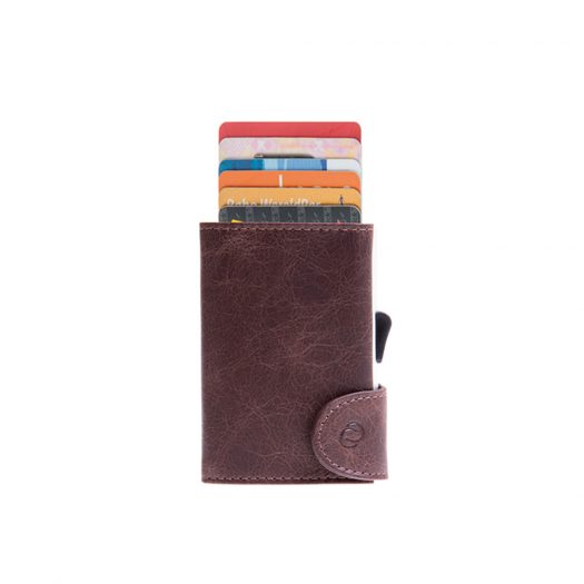 C-secure Card Holder/Wallet Vintage Leather