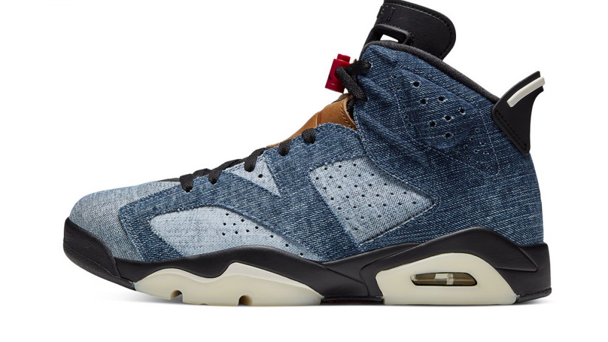 nike air jordan 6 retro washed denim