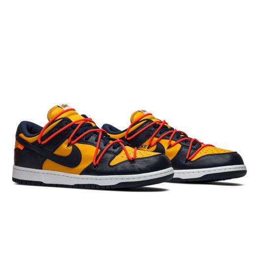 Nike Dunk Low Off-White University Gold Midnight Navy