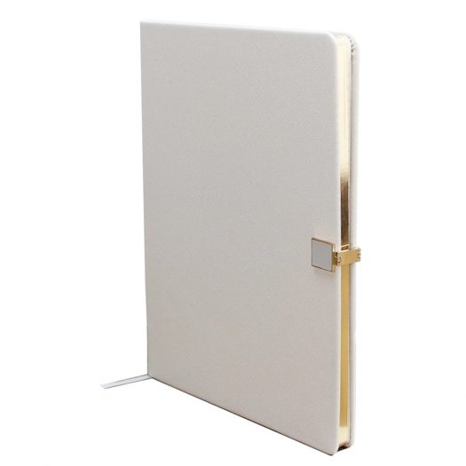 Grey & Gold A5 Notebook by Addison Ross
