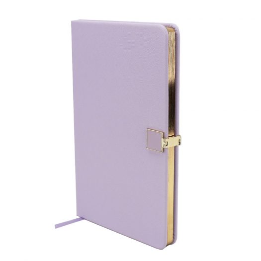 Lilac & Gold A5 Notebook by Addison Ross