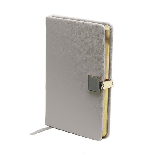 Grey & Gold Notebook by Addison Ross