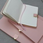 Pink & Gold Notebook by Addison Ross