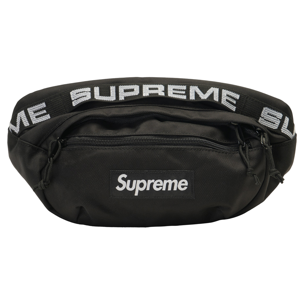 Supreme Black FW18 Waist Bag – On The Arm