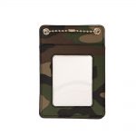Supreme Leather ID Holder + Wallet Woodland Camo