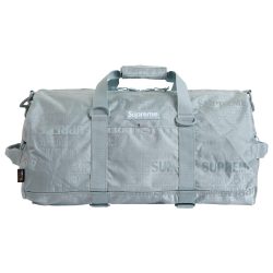 supreme duffle bag red
