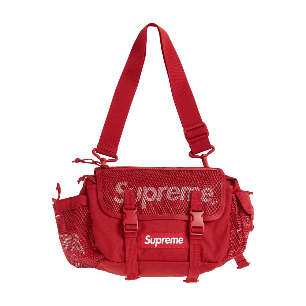 real red supreme backpack