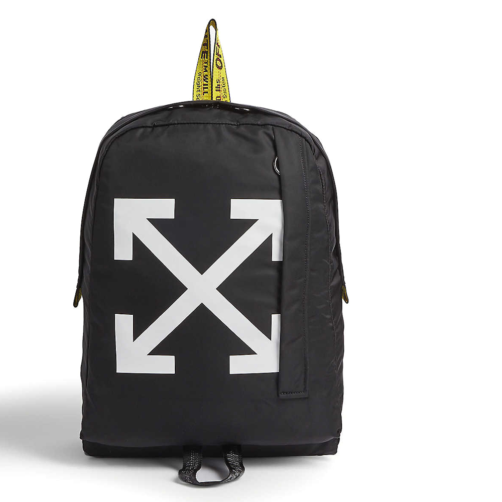 Off White Arrow Motif BackpackOff White Arrow Motif Backpack - OFour