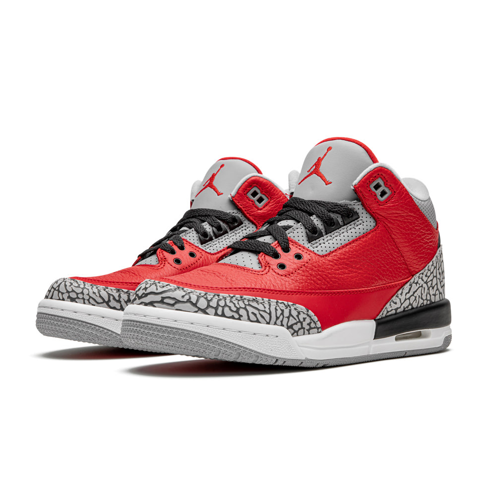 Jordan 3 Retro Fire Red Cement (Nike Chi) - OFour