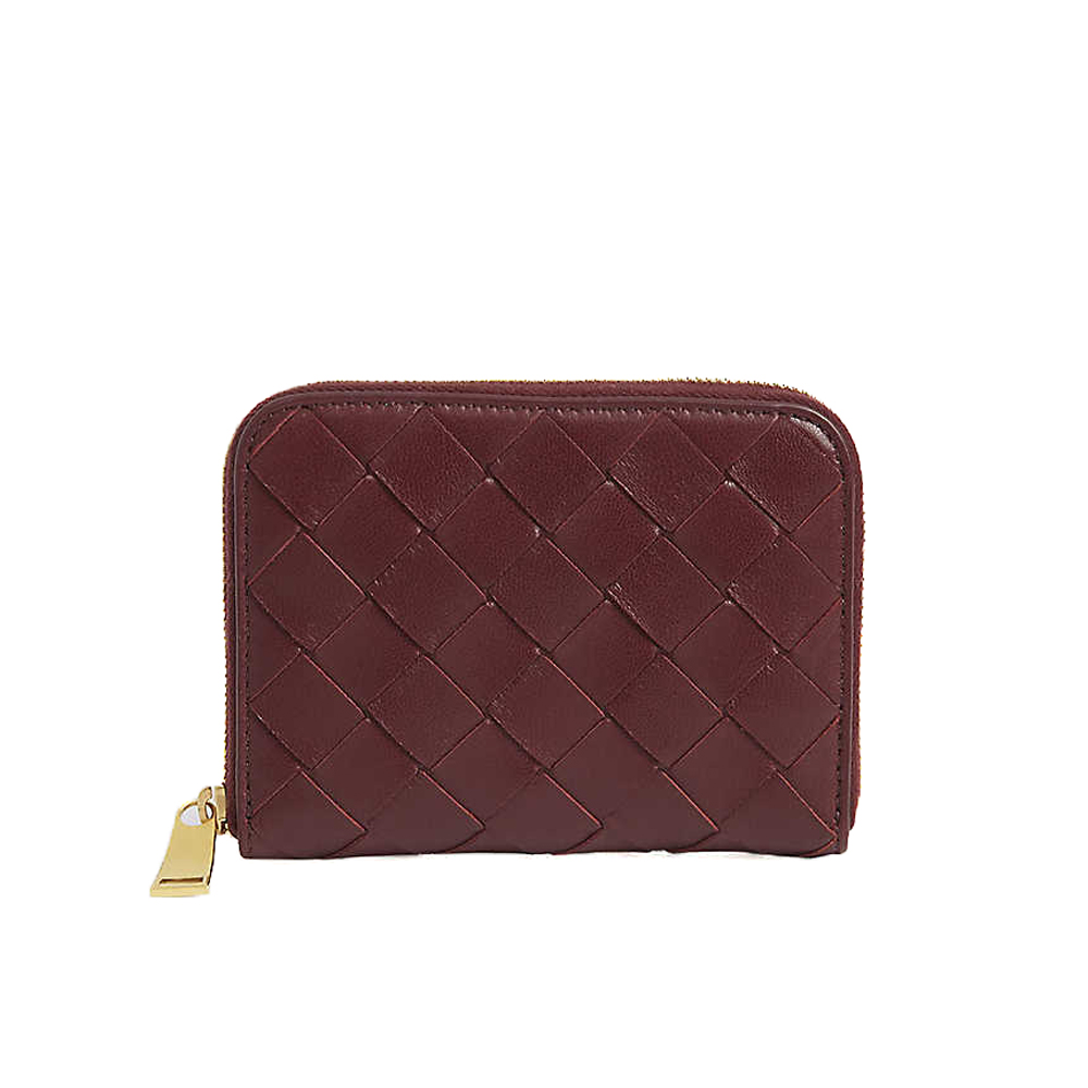 Bottega Veneta Intrecciato Woven Nappa Leather Coin Purse