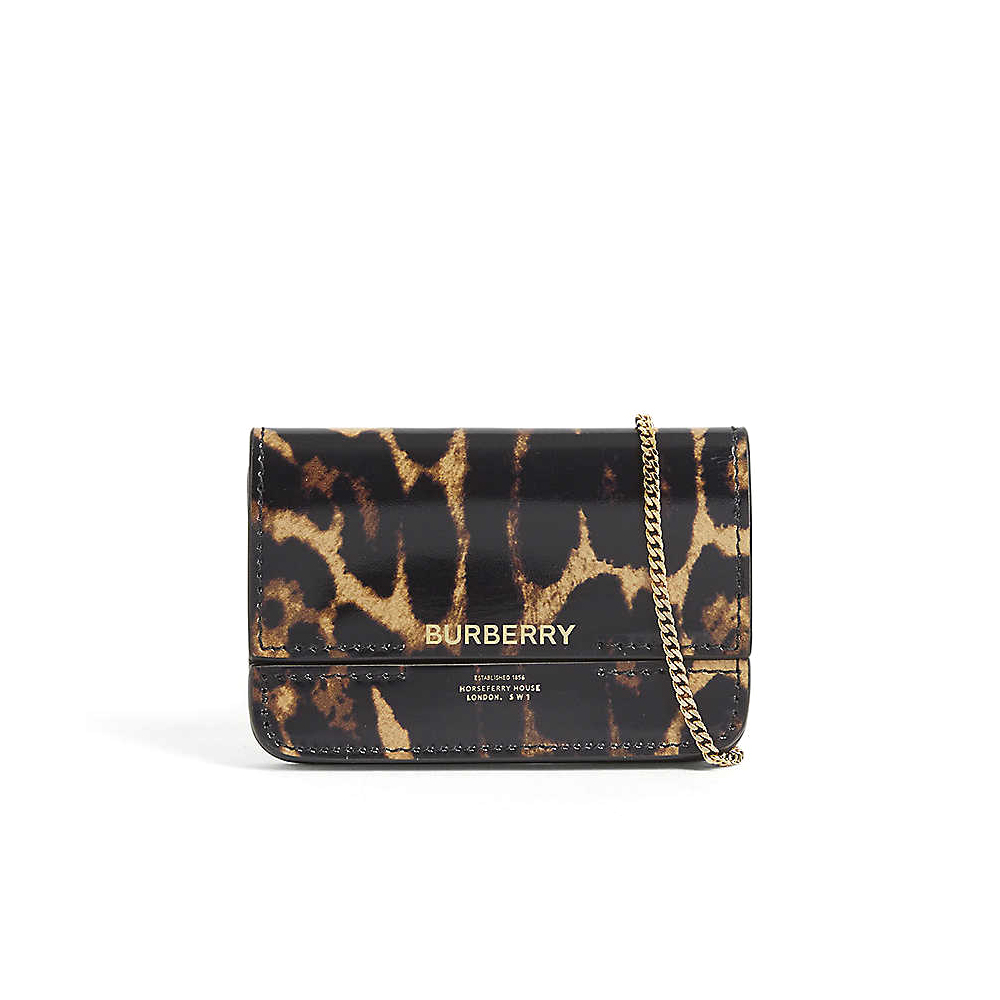 burberry card holder on chain